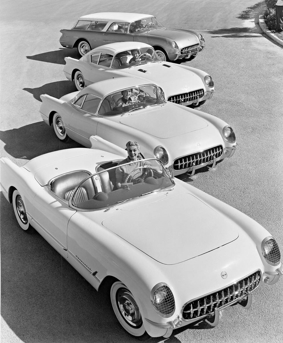 In 1954 au fost prezentate 3 concepte bazate pe Corvette