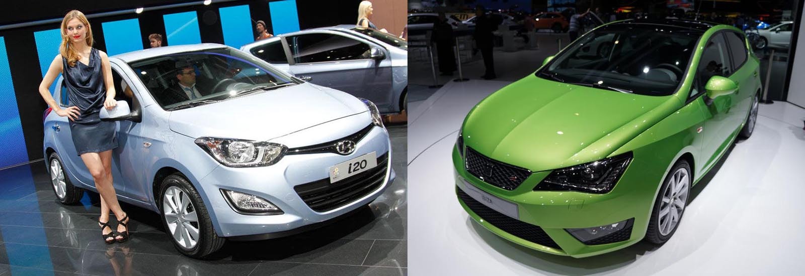 Hyundai i20 facelift vs. Seat Ibiza facelift: 2 - 1