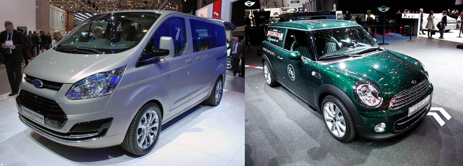Ford Tourneo Custom vs. Mini Clubvan