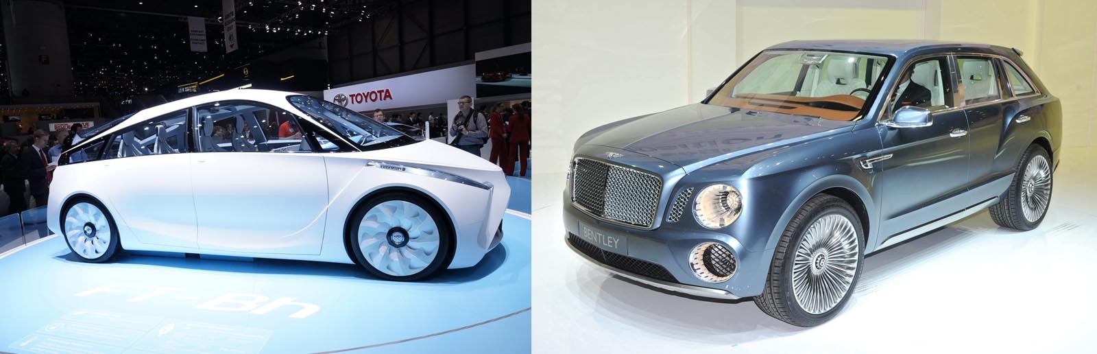 Toyota FT-Bh vs. Bentley EXP 9 F