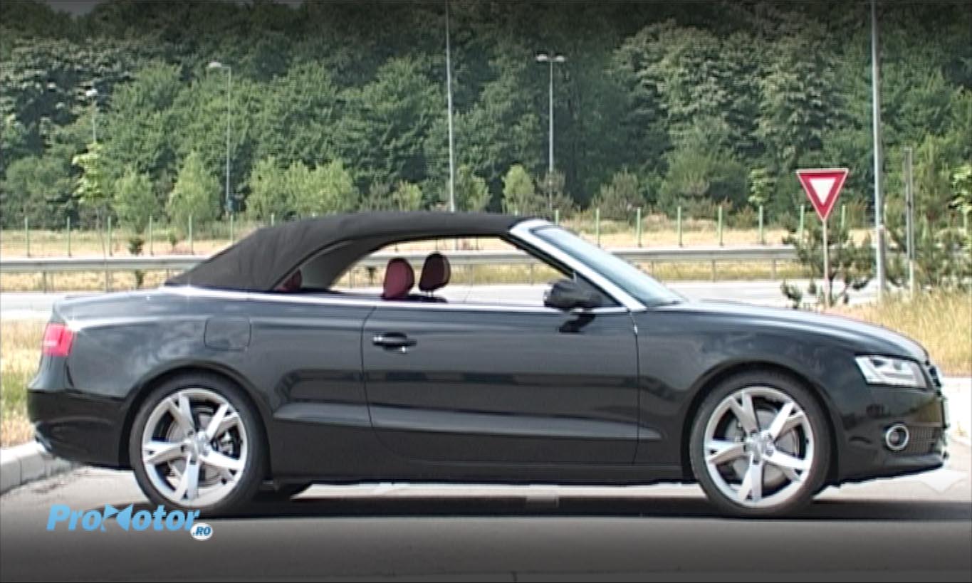 Audi A5 Cabrio, elegant si capotat