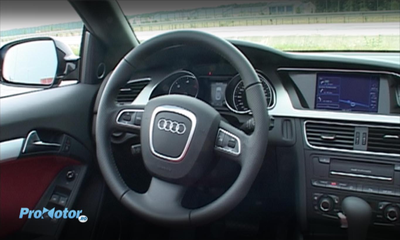 Acelasi interior cu Audi A5 coupe