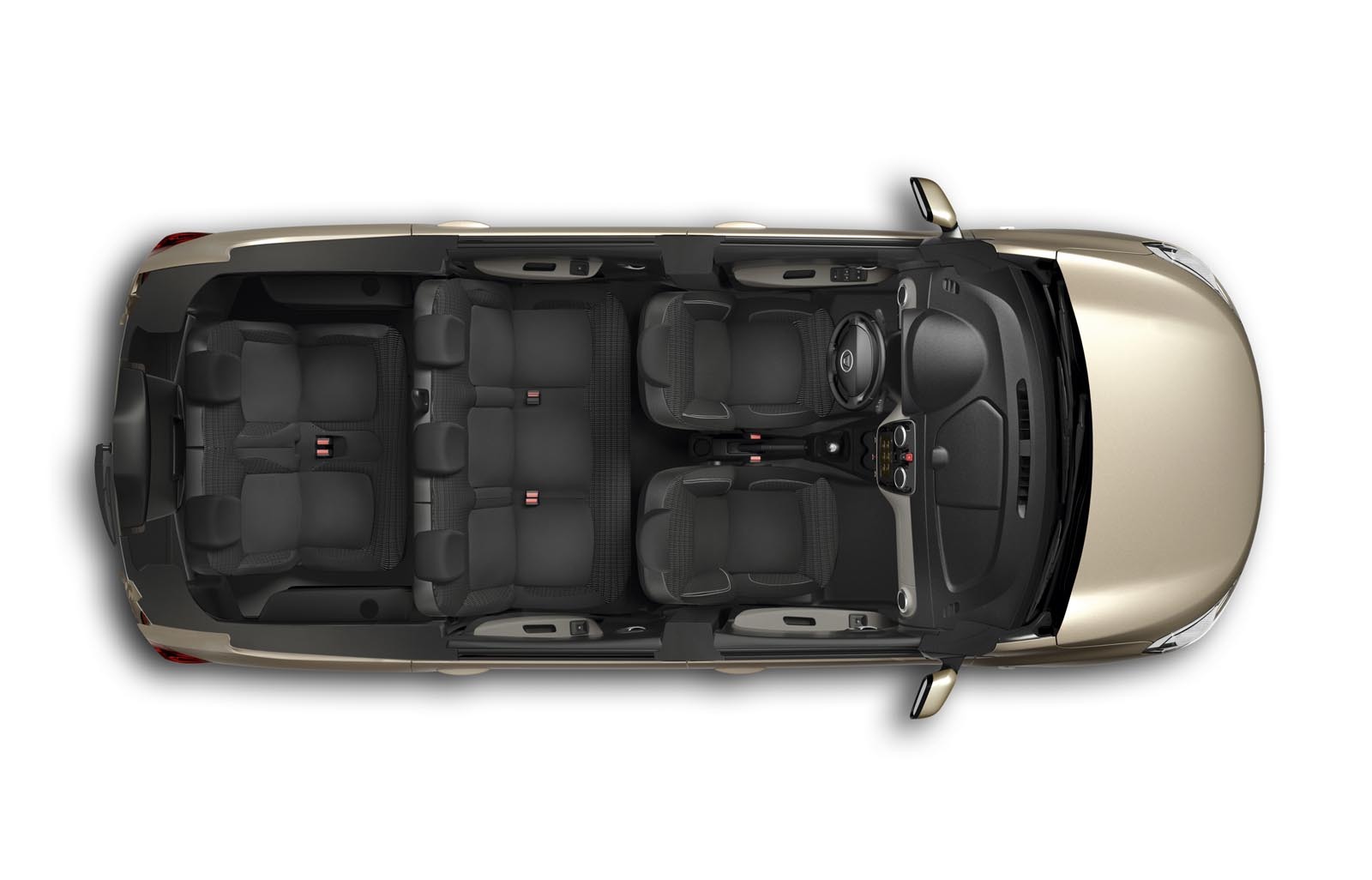 Dacia Lodgy ofera cel mai bun raport din segmentul sau intre gabaritul exterior si spatiul util interior