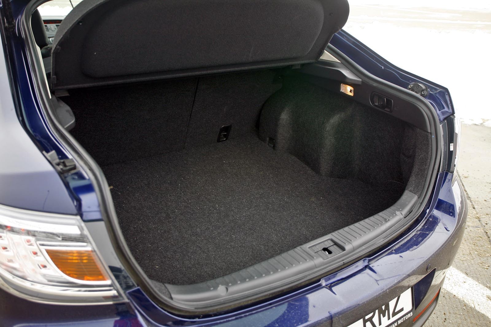 Mazda6 era in versiunea cu hayon, ceea ce inseamna un mare plus la acces si modularitate