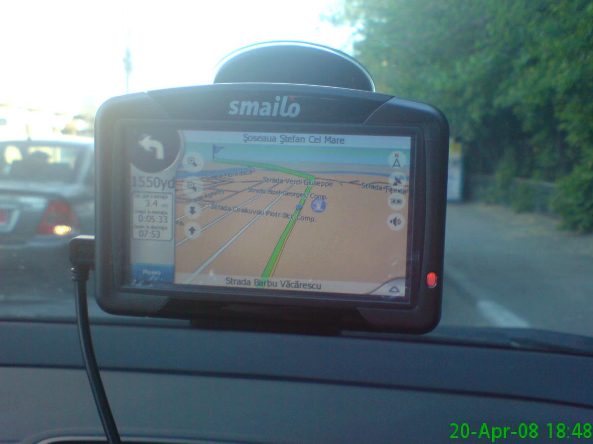 GPS Smailo - test în Bucureşti