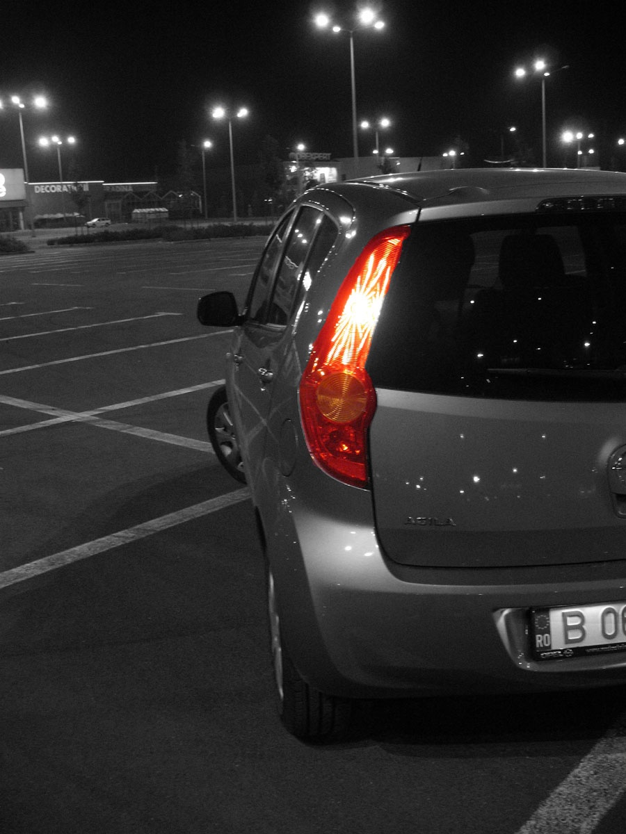 Opel Agila în tura de noapte