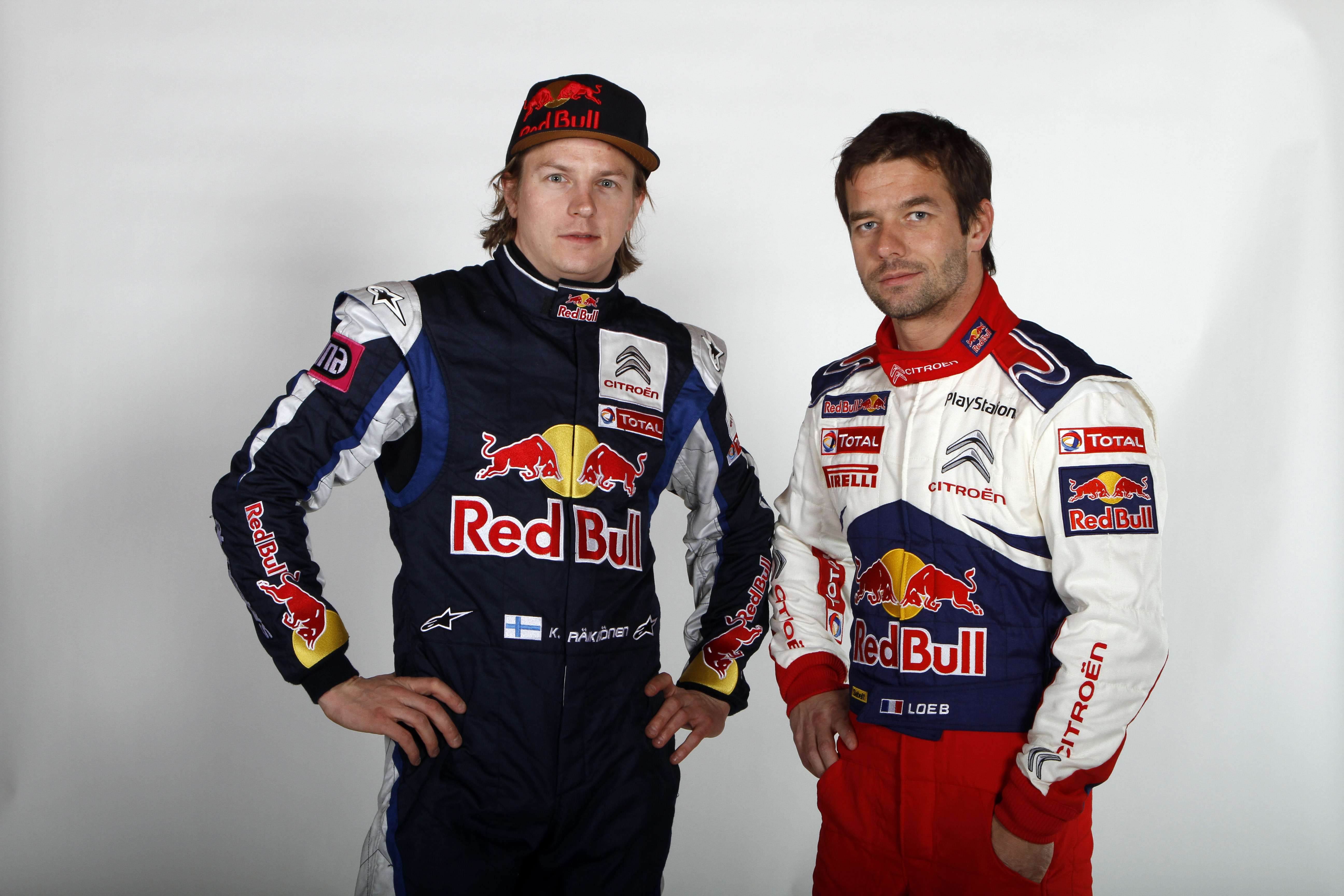 Kimi Raikkonen si Sebastian Loeb