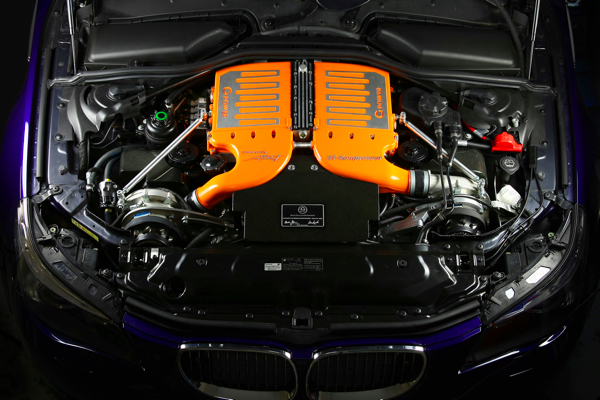 Motorul lui BMW M5 G-Power Hurricane GS are un sistem LPG secvential pentru fiecare rand de cilindri