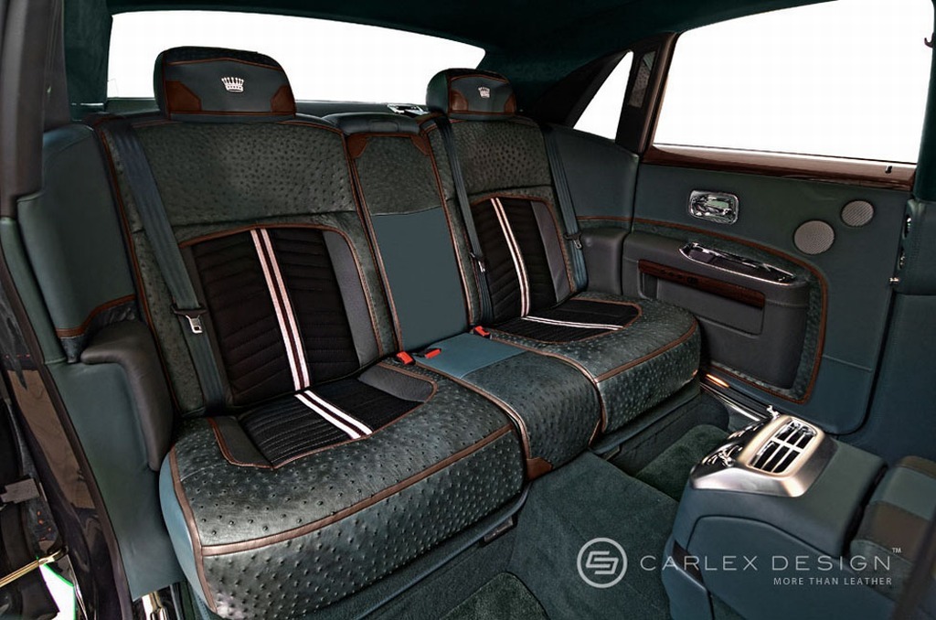 Carlex Design apeleaza la o tapiterie din piele inedita pentru Rolls Royce Ghost