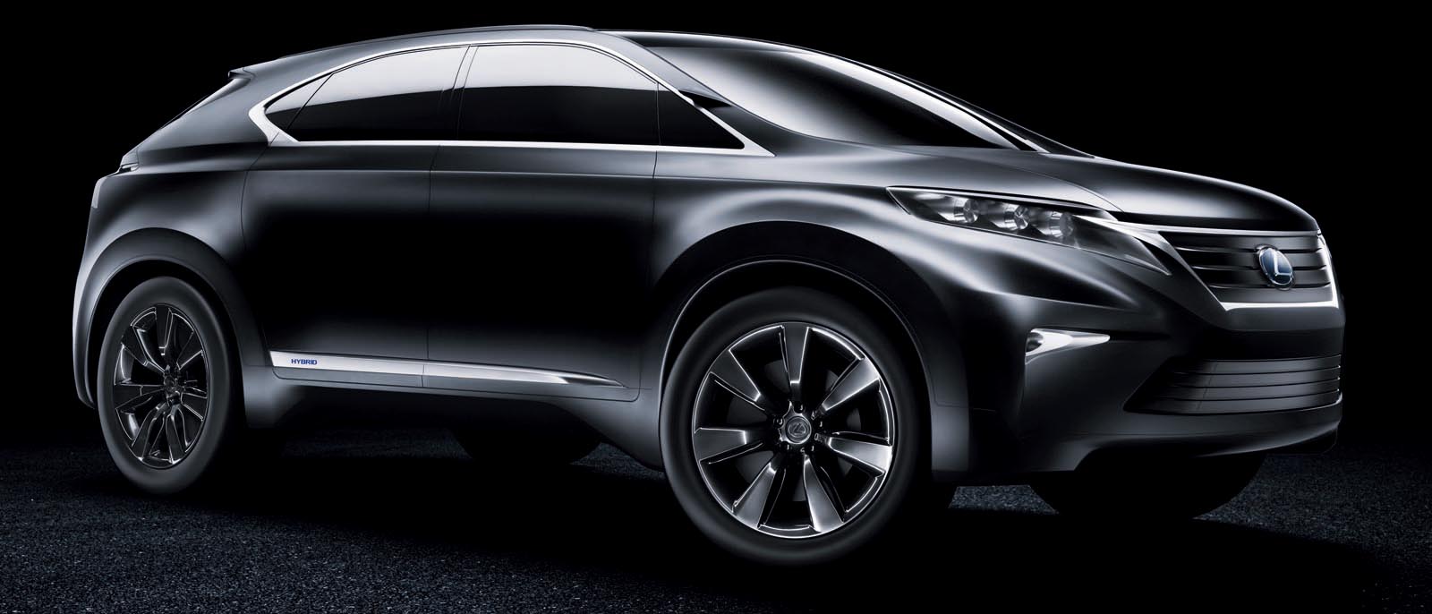 Lexus RX Concept - black and hybrid