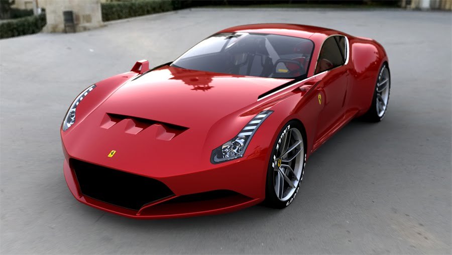 AngryCarDesigner ne ofera acest foarte reusit concept Ferrari 612 GTO