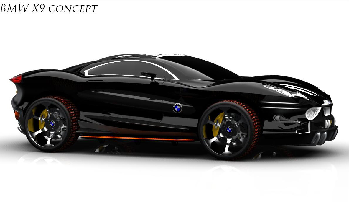 Khalfi Oussama a imaginat un foarte interesant BMW X9 Concept, desi fara legatura cu masinile BMW