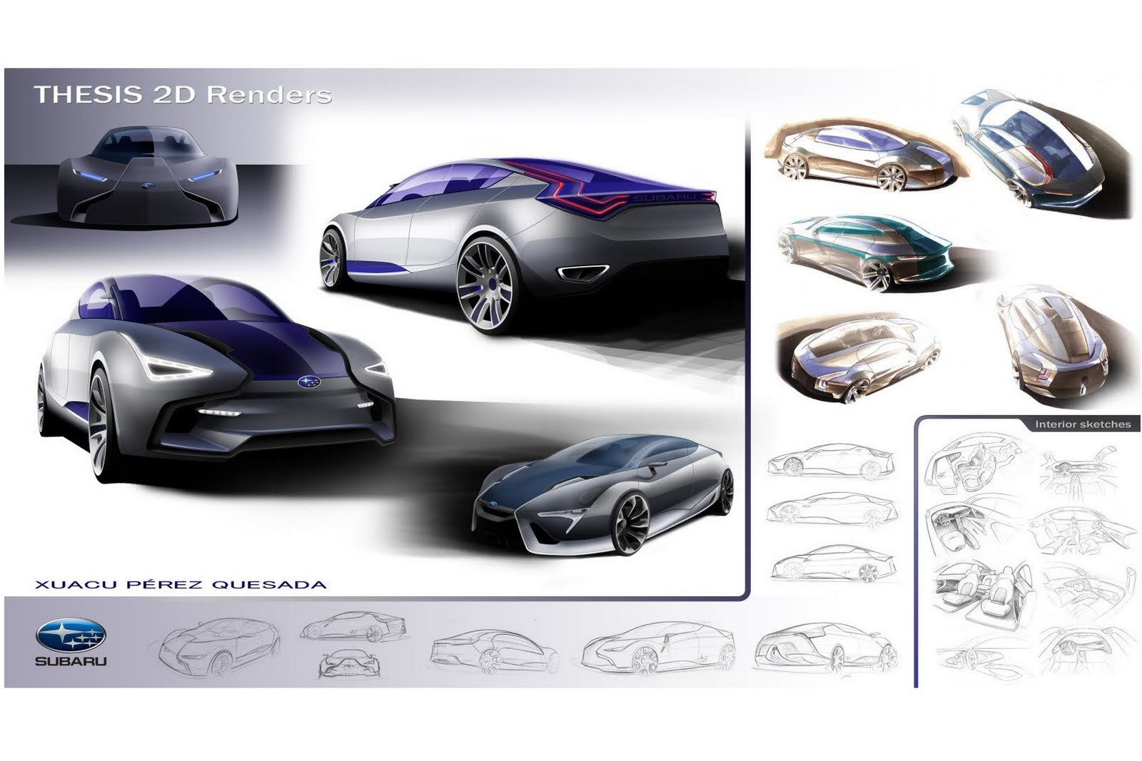 Subaru Celeno este lucrare de master a designerului Xuacu Perez