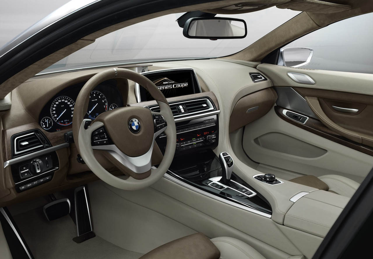 Interiorul lui BMW Seria 6 Concept readuce in actualitate ideea cockpitului separat