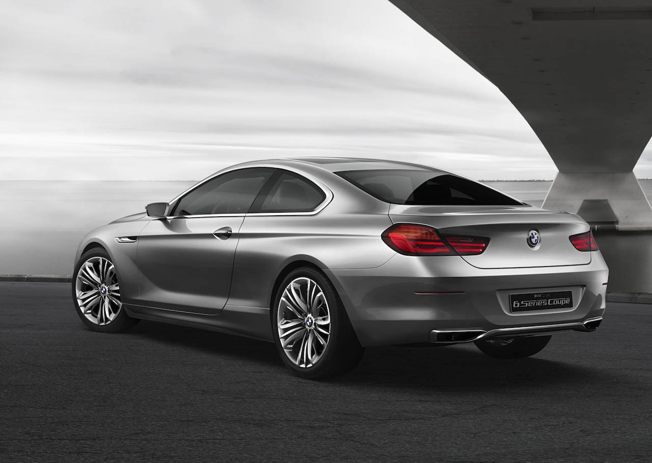 Silueta lui BMW Seria 6 Concept denota un Grand Tourism rasat, luxos si dinamic