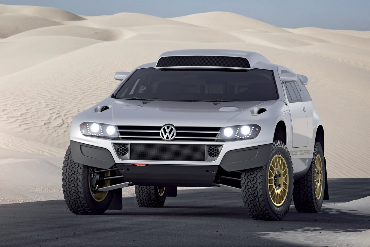 Volkswagen Race Touareg 3 Qatar este versiunea de strada a bolidului din Dakar