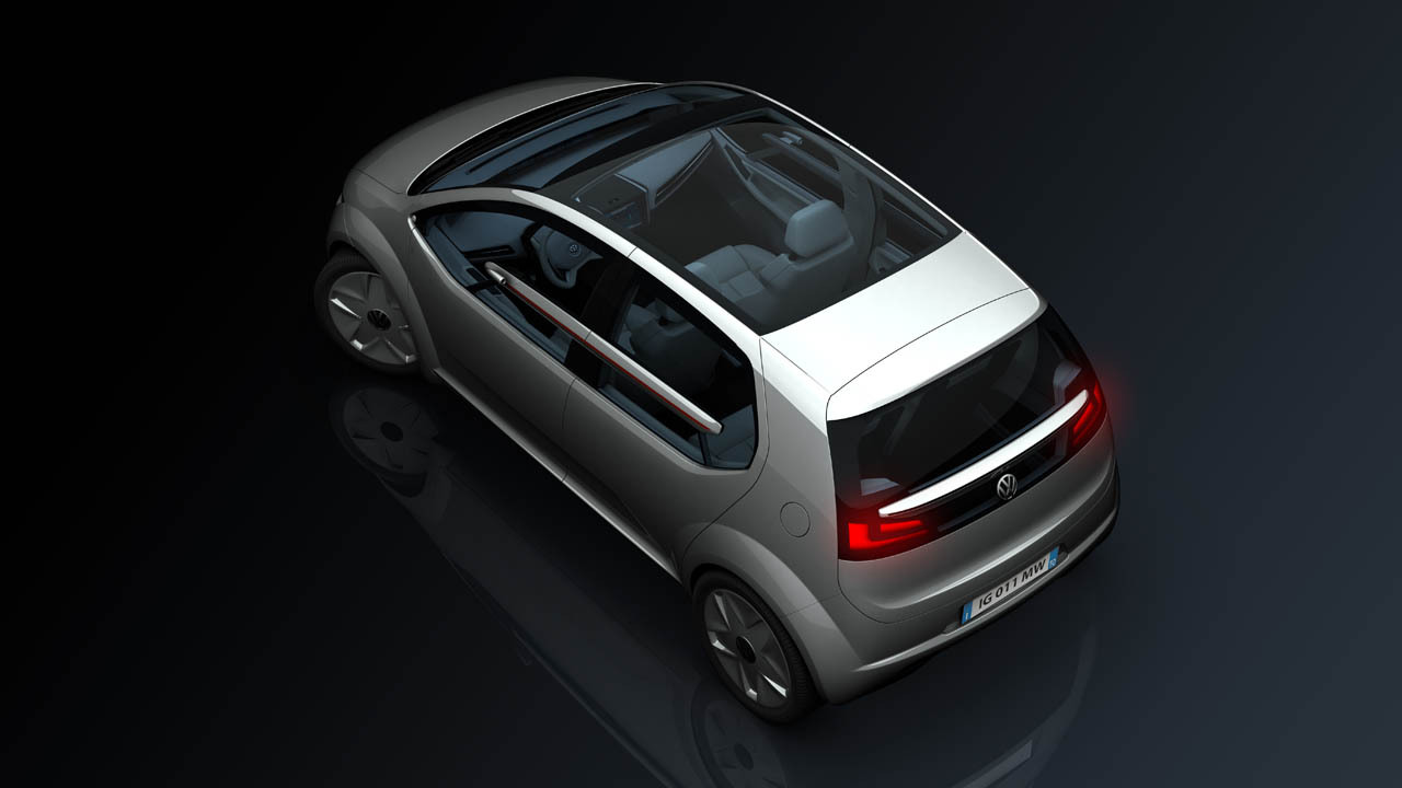 Volkswagen Go Concept by Giugiaro are o autonomie de 240 km, functionand strict electric