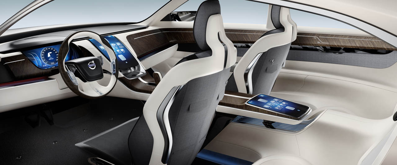 Interiorul lui Volvo Concept Universe este tot simplist conceput, dar luxos si ergonomic
