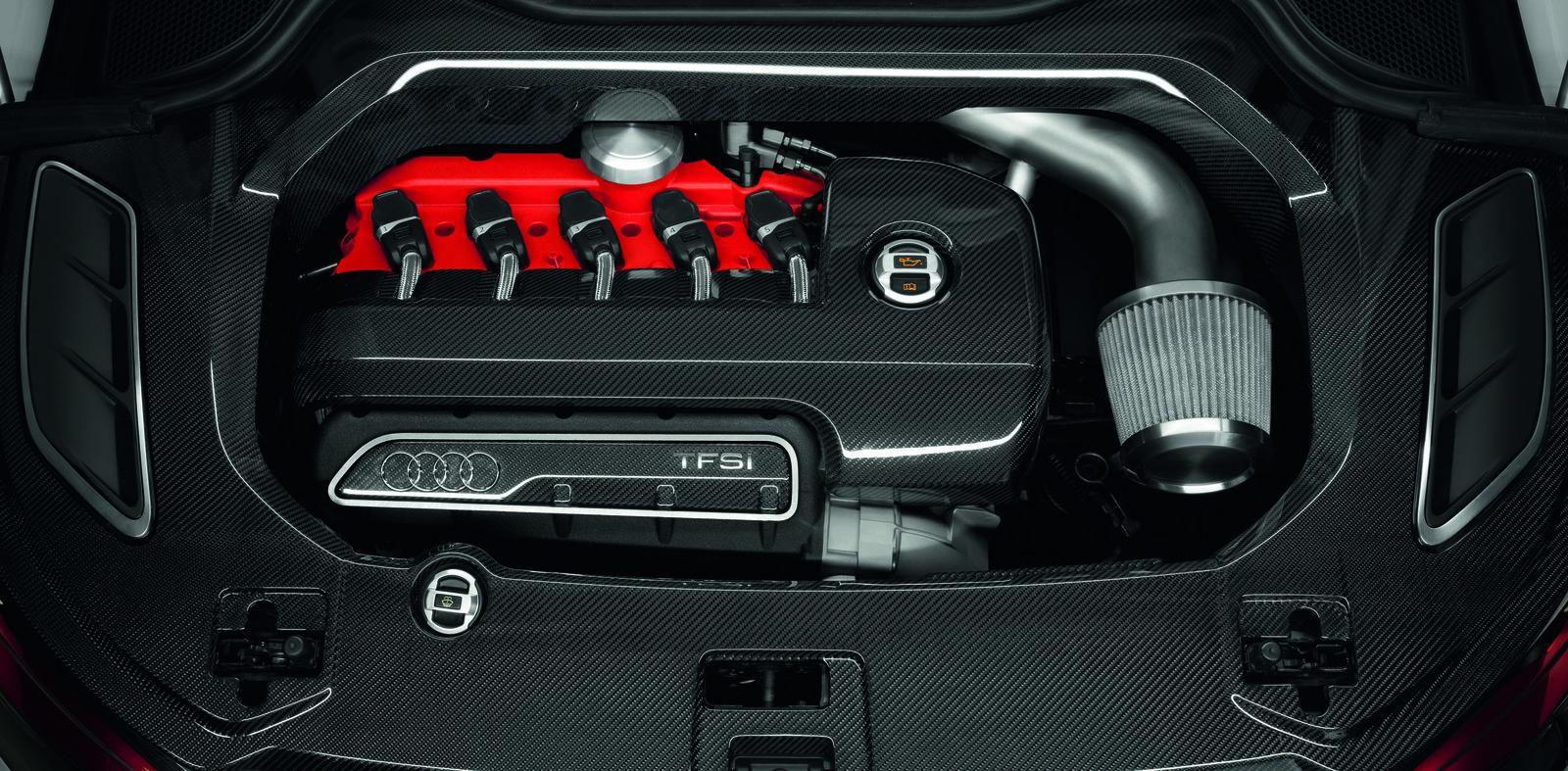 Motorul lui Audi A1 Clubsport quattro are o putere de 503 CP si un cuplu de 660 Nm