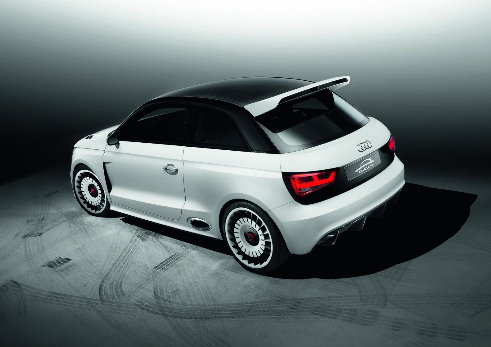 Audi A1 Clubsport quattro are jante de 19 inch cu un design de tip turbina