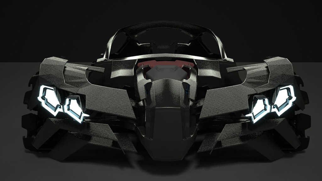 Flake Concept Car vine cu o idee revolutionara si ciudata: aerodinamica activa
