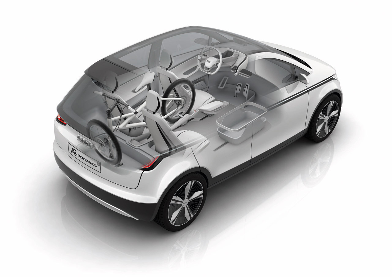 Desi are doar 3,8 metri lungime, Audi A2 promite o modularitate interioara excelenta