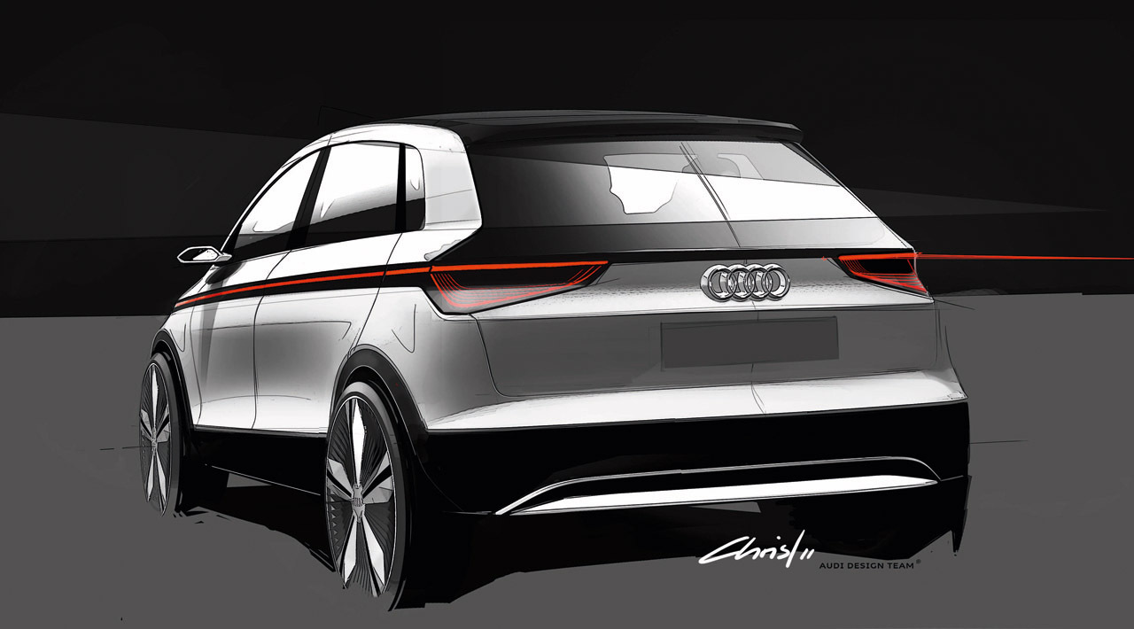 Pe conceptul Audi A2, germanii vor expune noua tehnologie LED matrix beam