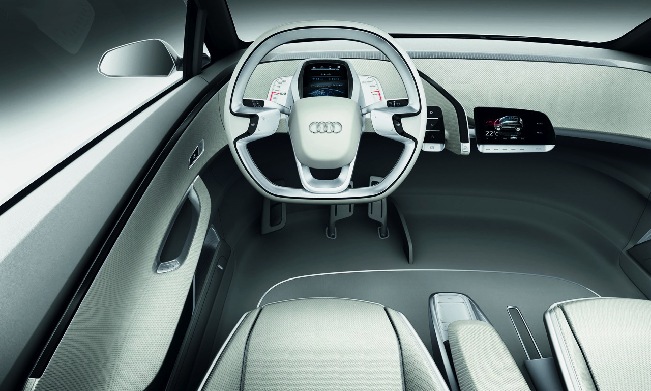 Per total, Audi A2 Concept ofera un stil mai simplist si mai pragmatic decat BMW i3