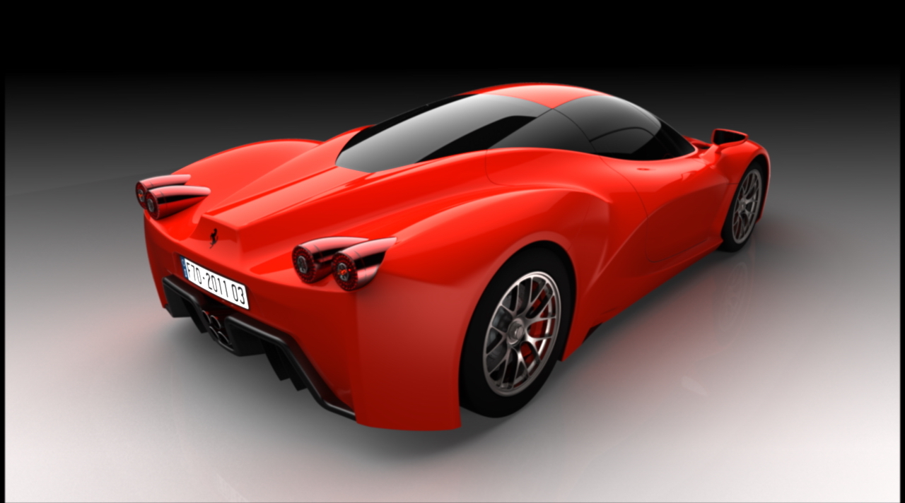 Cabina studiului Ferrari F70 aminteste de proiectul Pininfarina, Ferrari P 4/5