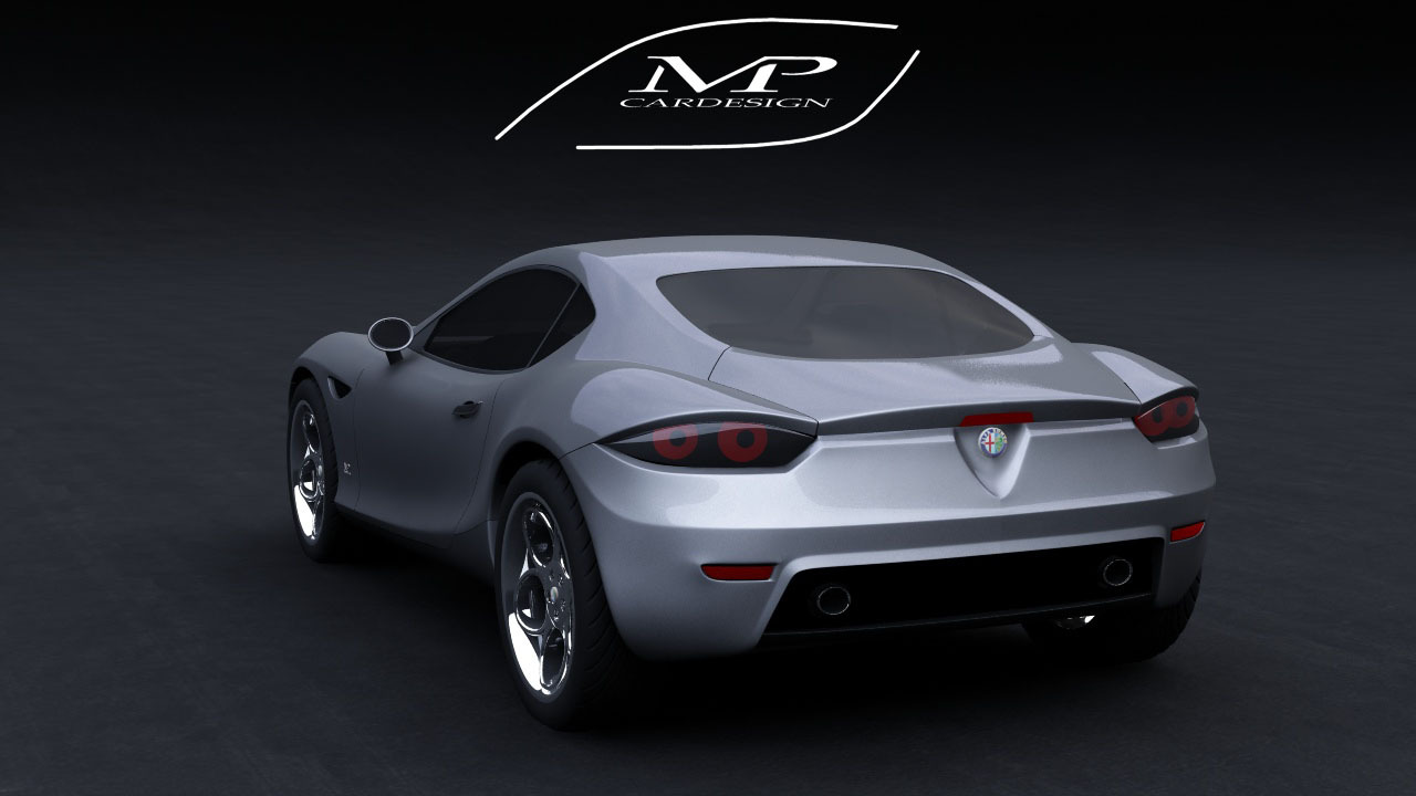 Modelul Alfa Romeo realizat pe baza lui Mazda MX-5 ar putea arata asa, conform lui Marco Procaccini